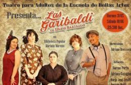 La obra "Los Garibaldi" se presenta en la Biblioteca Popular Mariano Moreno