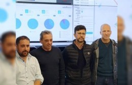 Giordano firmó un convenio con Provincia para incorporar tecnología en materia de seguridad