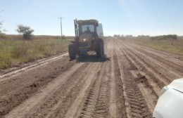 Progresan las obras en los caminos rurales