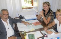 Las concejales Necco y Sospetto se reunieron con el intendente Casi