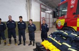 Nuevos equipos de protección para Bomberos Voluntarios