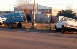 Accidente en Ruta 8 y calle 46