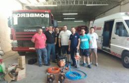 Bomberos modernizó su sistema de herramientas de corte