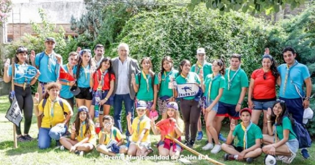 Contingente scout visita nuestra ciudad