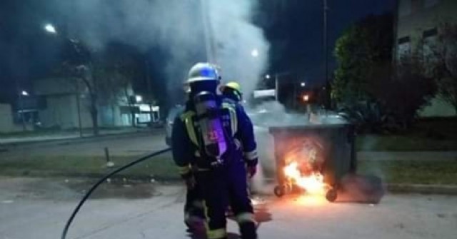 Nuevo incendio de contenedor de basura