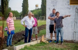 El intendente realizó una recorrida por el predio de Racing Club