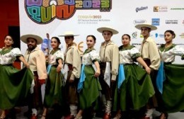Cosquín joven 2023: el grupo La Palmira estuvo presente en el show