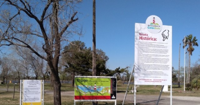 Nueva cartelería en el Lago Municipal