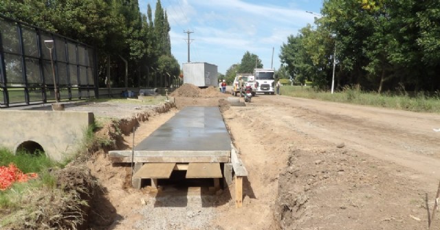 Avanzan las obras en el Barrio Mangrullo