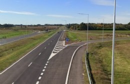 Advierten por falta de iluminación en cruces de la Ruta 8 y piden circular con precaución