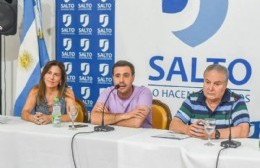 Cristina Patriarca, Camilo Alessandro y Ricardo Alessandro.