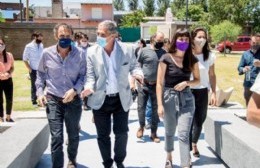 Katopodis y Agustín Simone recorrieron el distrito y anunciaron obras