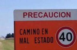 Señalización en el ingreso a la ciudad