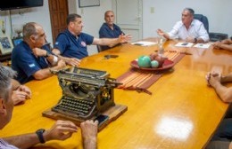 La Municipalidad mantuvo una reunión con los bomberos