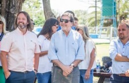 El ministro de Educación provincial visitó nuestra ciudad para inaugurar las Escuelas Abiertas en Verano