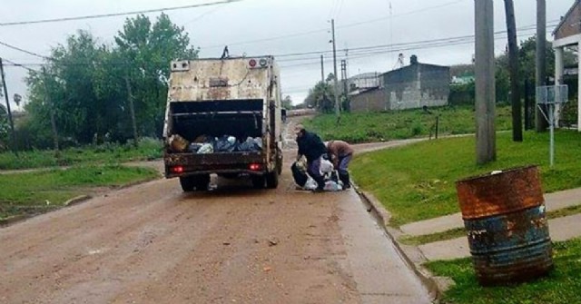 Recolección de residuos y precaución por posibles lluvias