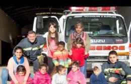 Visita infantil al cuartel de Bomberos Voluntarios