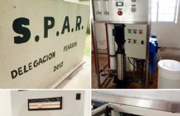 Entre las tareas realizadas se destacó la reparación, recableado y normalización del tablero eléctrico encargado de operar las cinco bombas de la red domiciliaria.