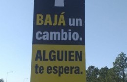 "Bajá un cambio": el slogan de la comuna para prevenir en el tránsito