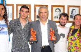 Ricardo Casi recibió a los ganadores del Pre Cosquín