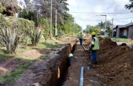 Avances en el sistema cloacal del Barrio Las Lilas