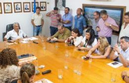 Reunión del intendente con sus funcionarios