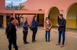 El secretario de Educación recorrió la obra de la Escuela Secundaria 5