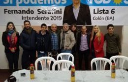 Fernando Serafini presentó su lista del Frente de Todos