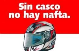 Sin el casco no hay combustible